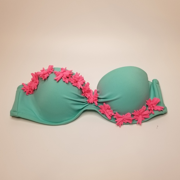 Victoria's Secret Other - Victoria's Secret Bustier Bandeau Swim Top